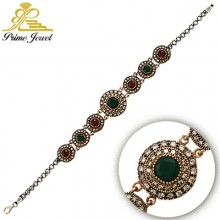 Gümüş Otantik Taşlı Biezik /Bileklik